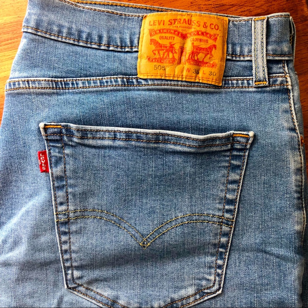 Levi’s 505 performance stretch jeans